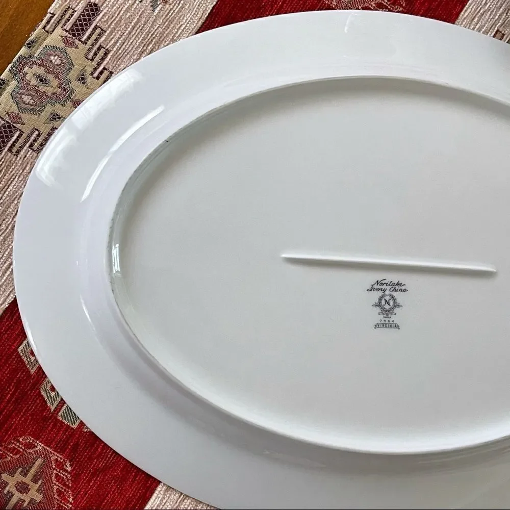 Noritake Ivory China Rare 7564 Virginia Platter